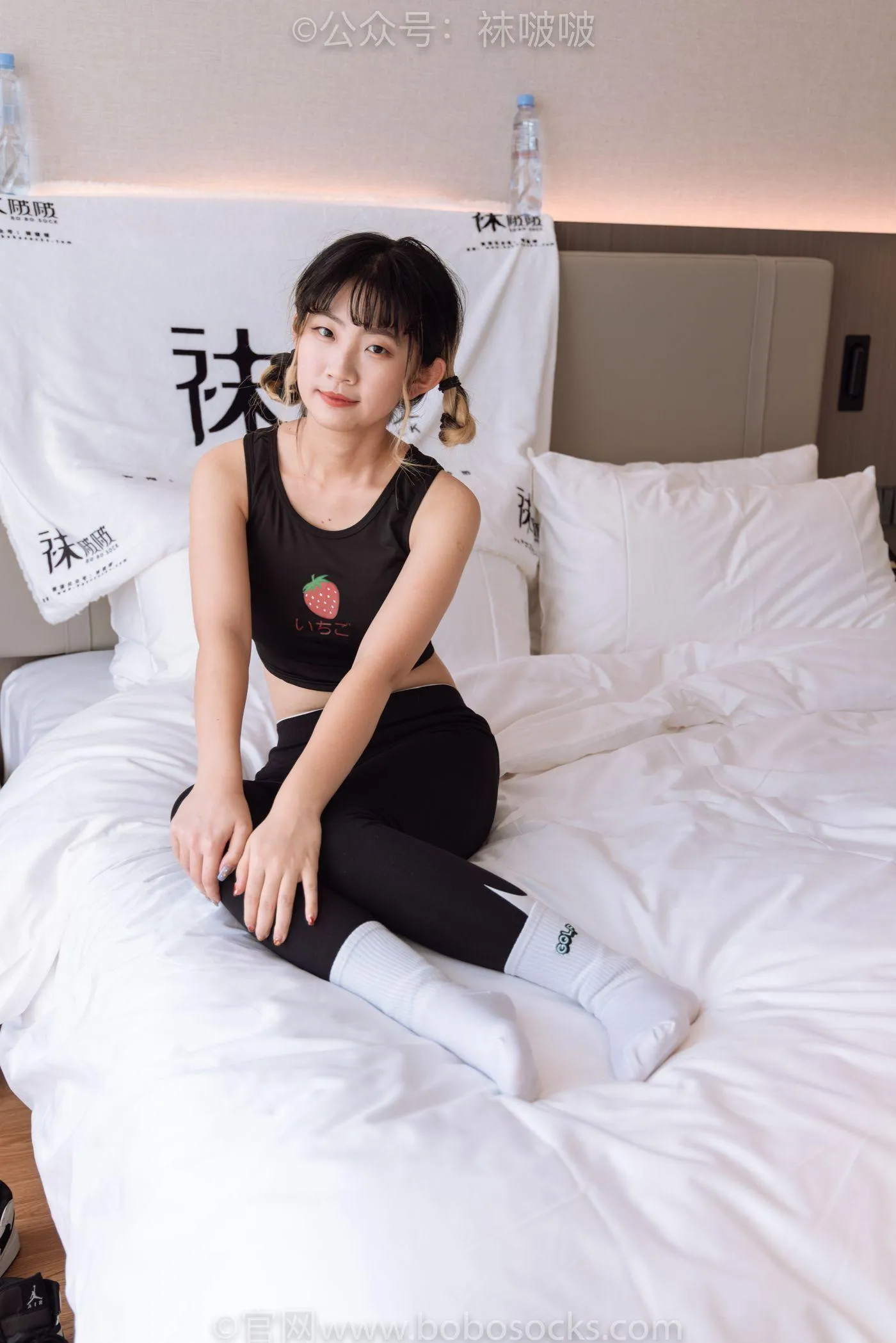 [BoBoSocks袜啵啵]NO.059 砂糖-AJ板鞋、白棉袜、裸足 [142P]插图4